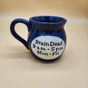 Brain Dead Blue Ceramic Mug